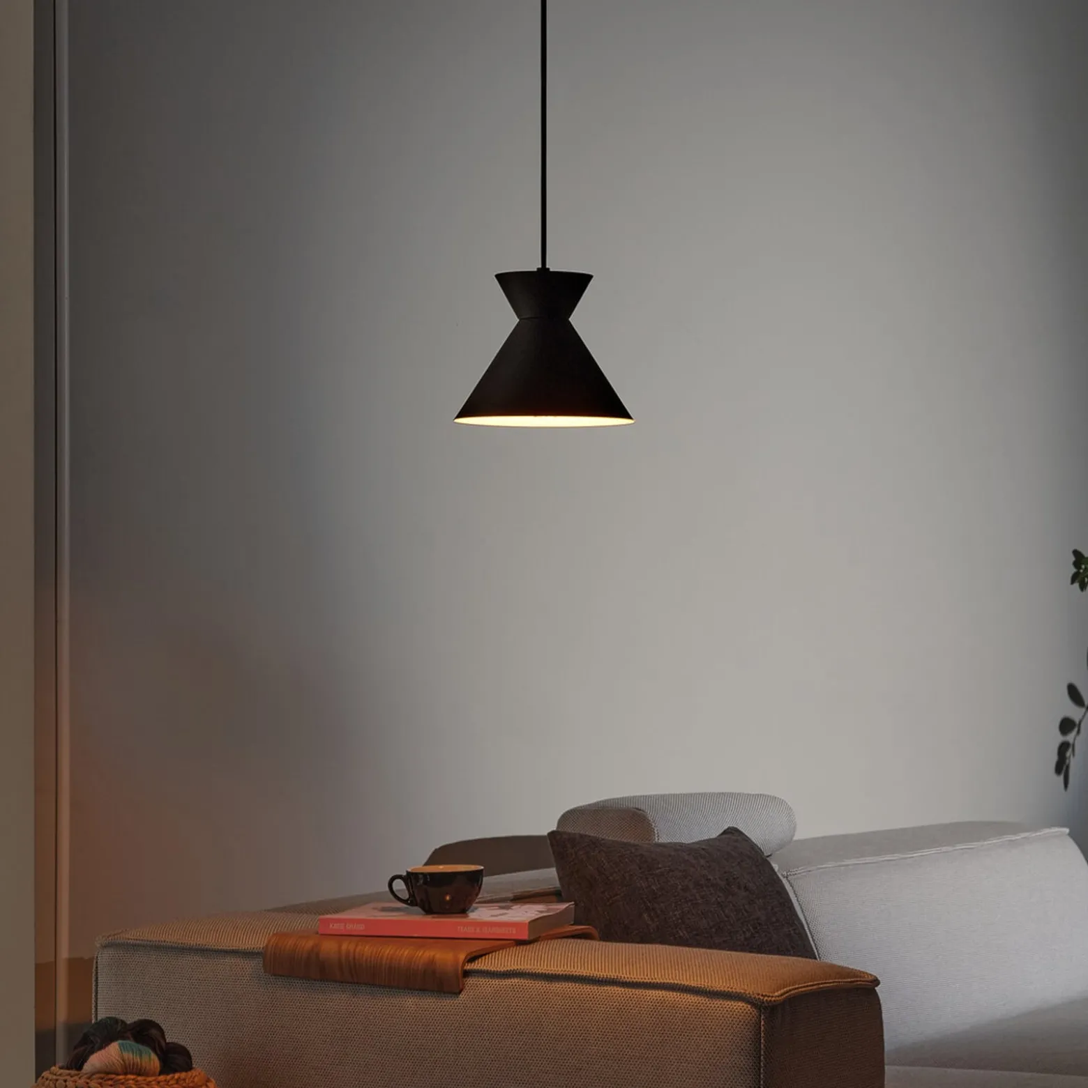 OSRAM Hängeleuchte Decor Waist, Stahl, schwarz, E27