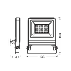 OSRAM LED-Außenstrahler ENDURA FLOOD, weiß 30 W 3.000 K IP65