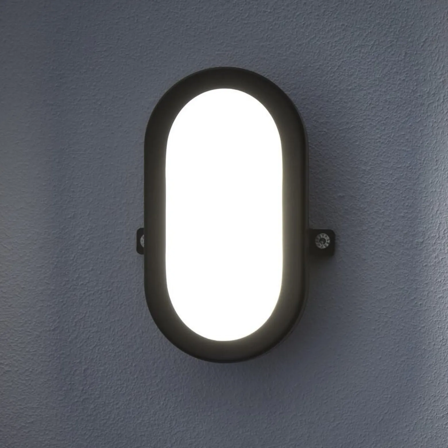 OSRAM LED-Außenwandlampe BULKHEAD schwarz 6W Kunststoff IP54