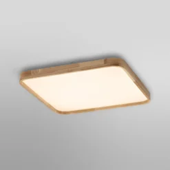 OSRAM LED-Deckenlampe ORBIS ALICIA, 50 x 50 cm holz clickdim