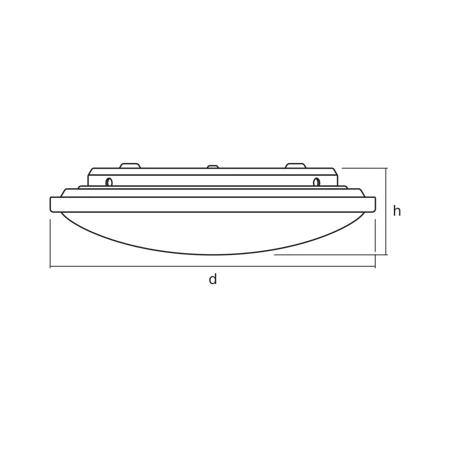 OSRAM LED-Deckenlampe ORBIS, Ø 31 cm, Fernbedienung CCT weiß
