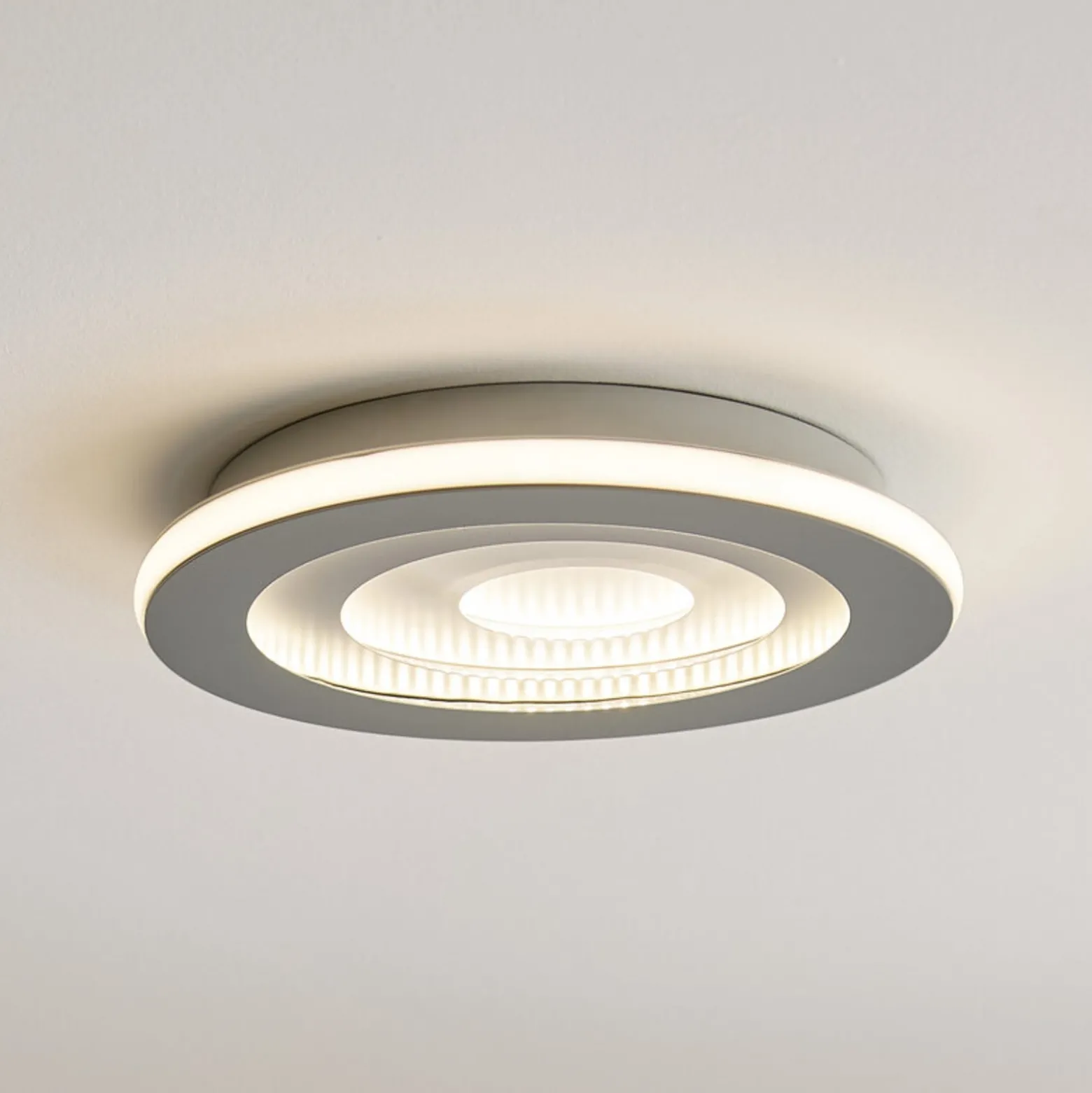 OSRAM LED-Deckenlampe ORBIS SPIRAL CENTRAL LIGHT Ø 51cm grau