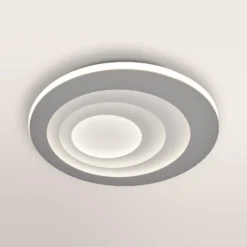 OSRAM LED-Deckenlampe ORBIS SPIRAL CENTRAL LIGHT Ø 51cm grau
