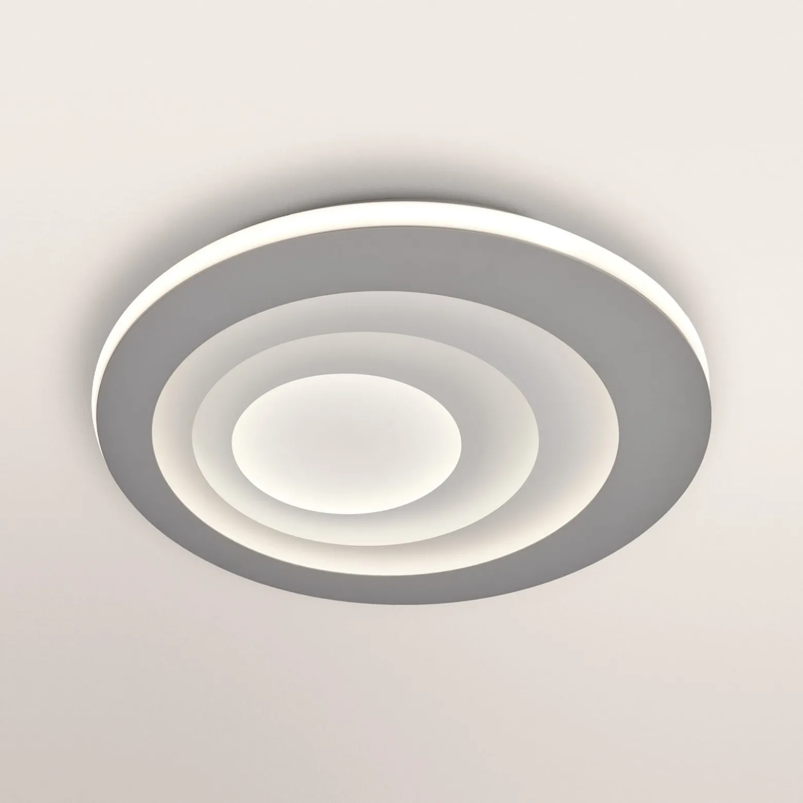 OSRAM LED-Deckenlampe ORBIS SPIRAL CENTRAL LIGHT Ø 51cm grau