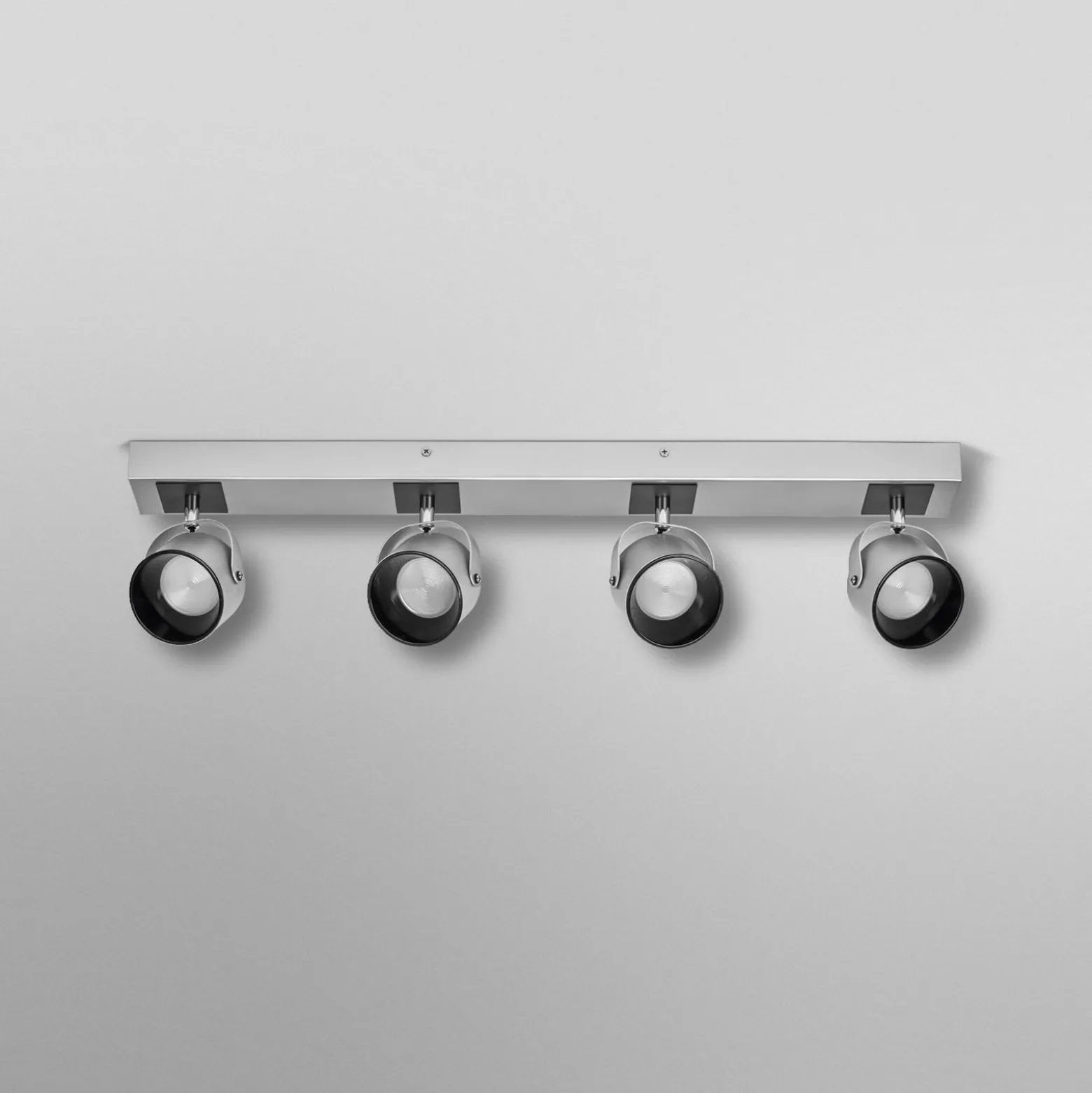 OSRAM LED-Deckenleuchte JUPITER, 4-flammig, silber, Metall
