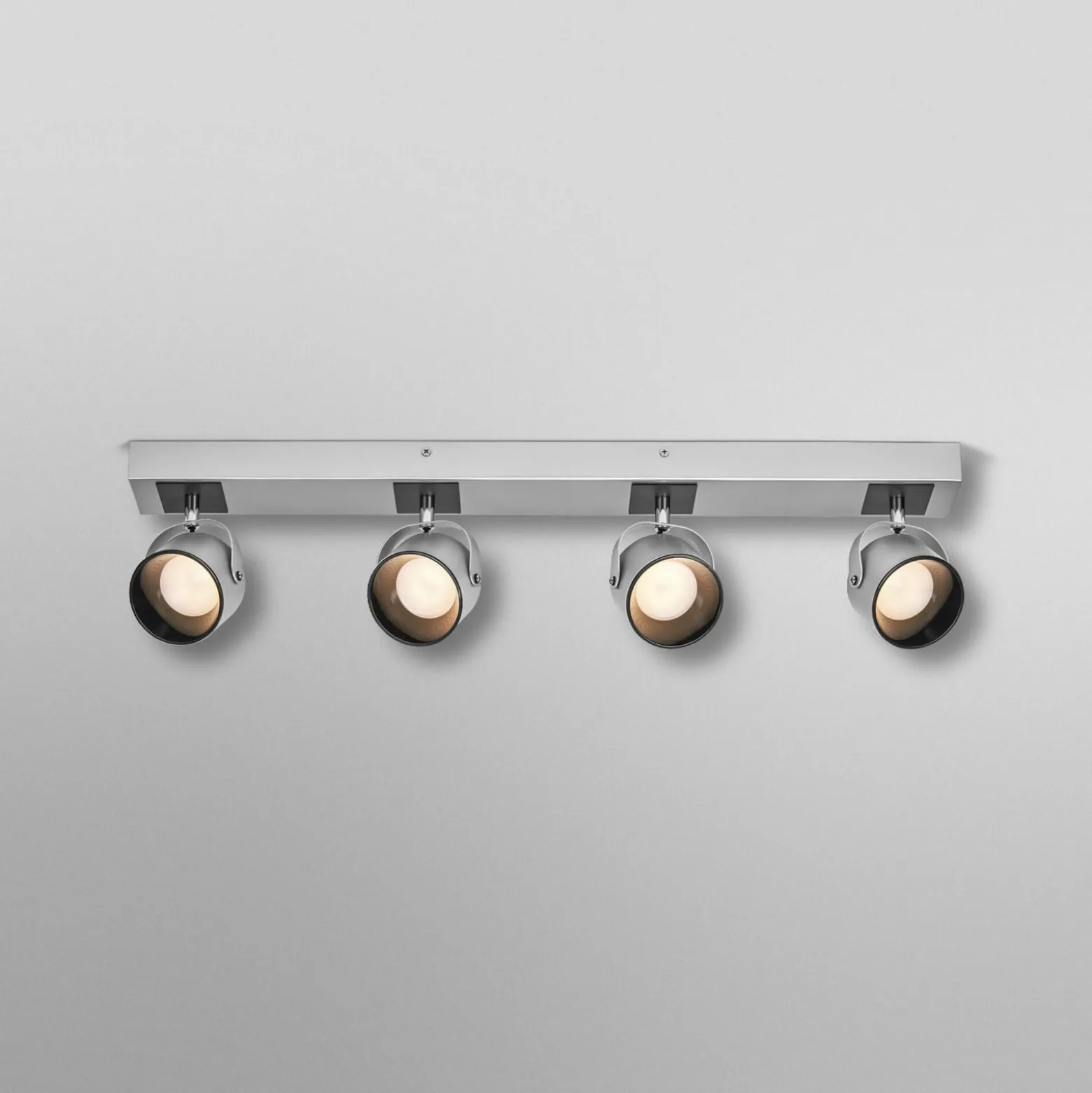 OSRAM LED-Deckenleuchte JUPITER, 4-flammig, silber, Metall