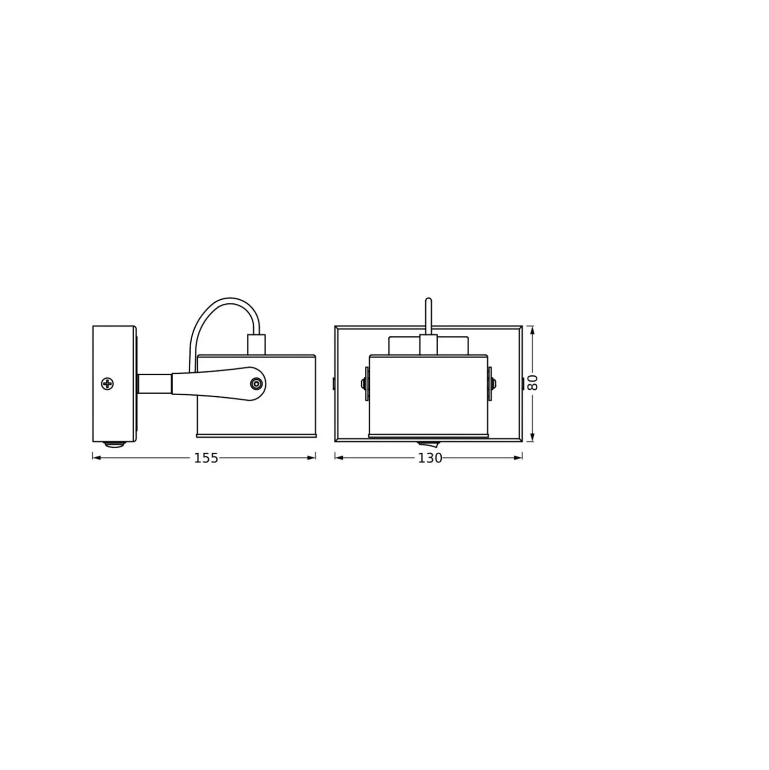 OSRAM LED-Deckenleuchte JUPITER, 1-flammig, silber, Metall