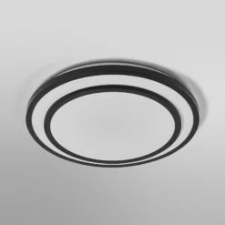OSRAM LED-Deckenleuchte ORBIS BERLIN, schwarz Ø 39 cm Metall