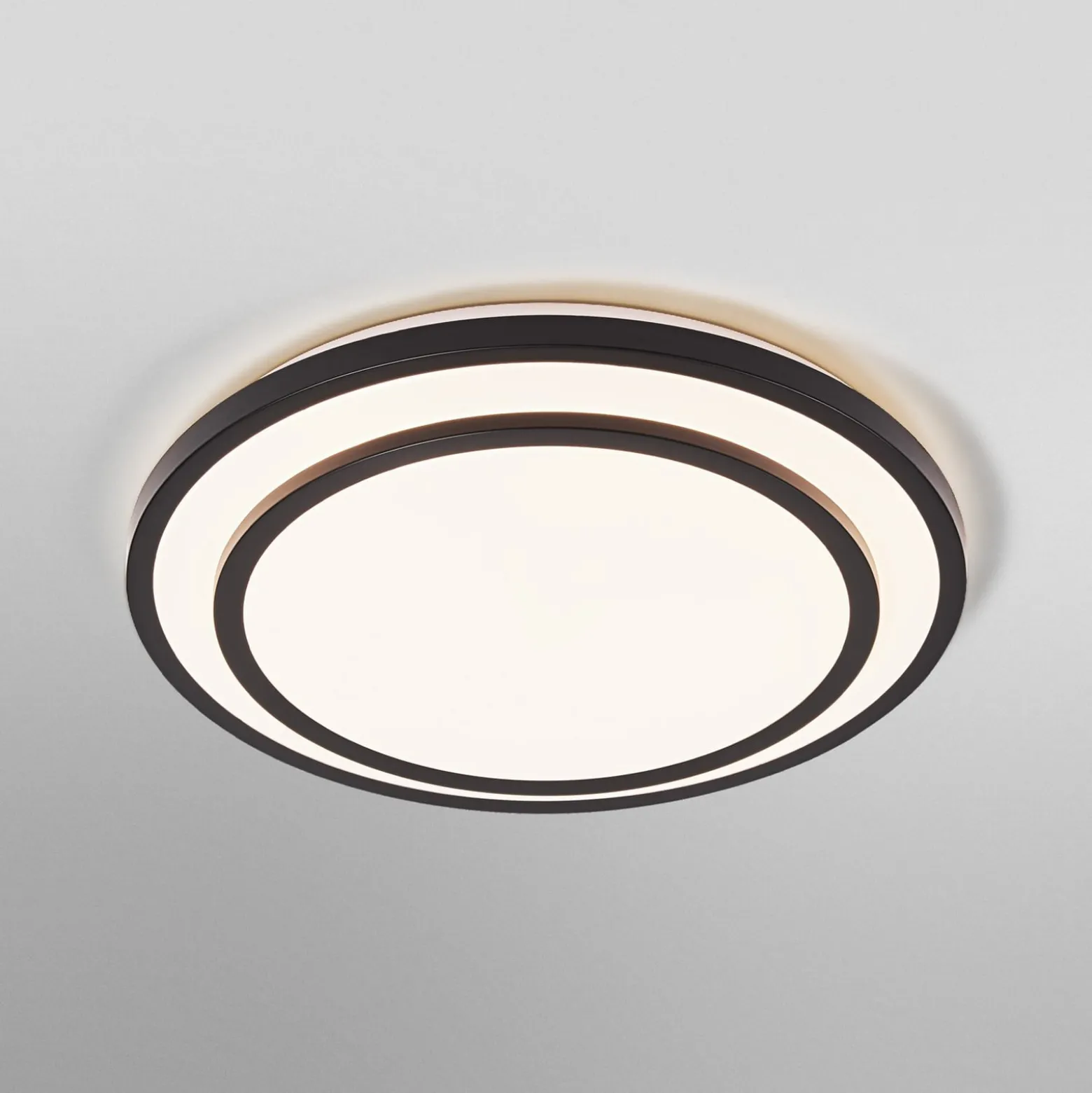 OSRAM LED-Deckenleuchte ORBIS BERLIN, schwarz Ø 39 cm Metall