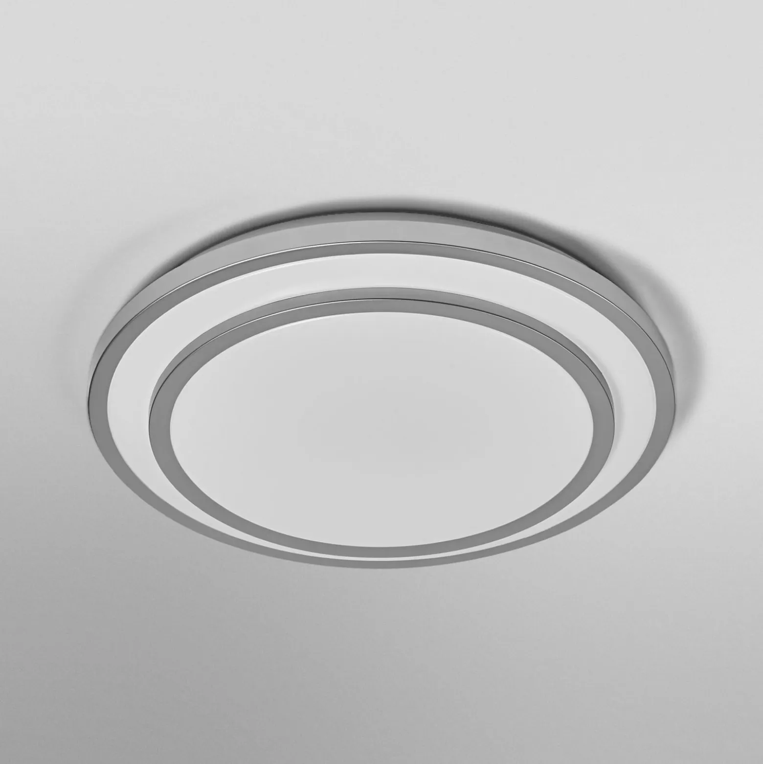 OSRAM LED-Deckenleuchte ORBIS BERLIN, silber, Ø 39 cm Metall