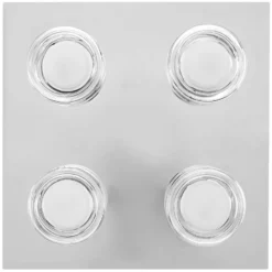 OSRAM LED-Deckenleuchte ORBIS FLAME, chrom, 4-flg., CCT IP44