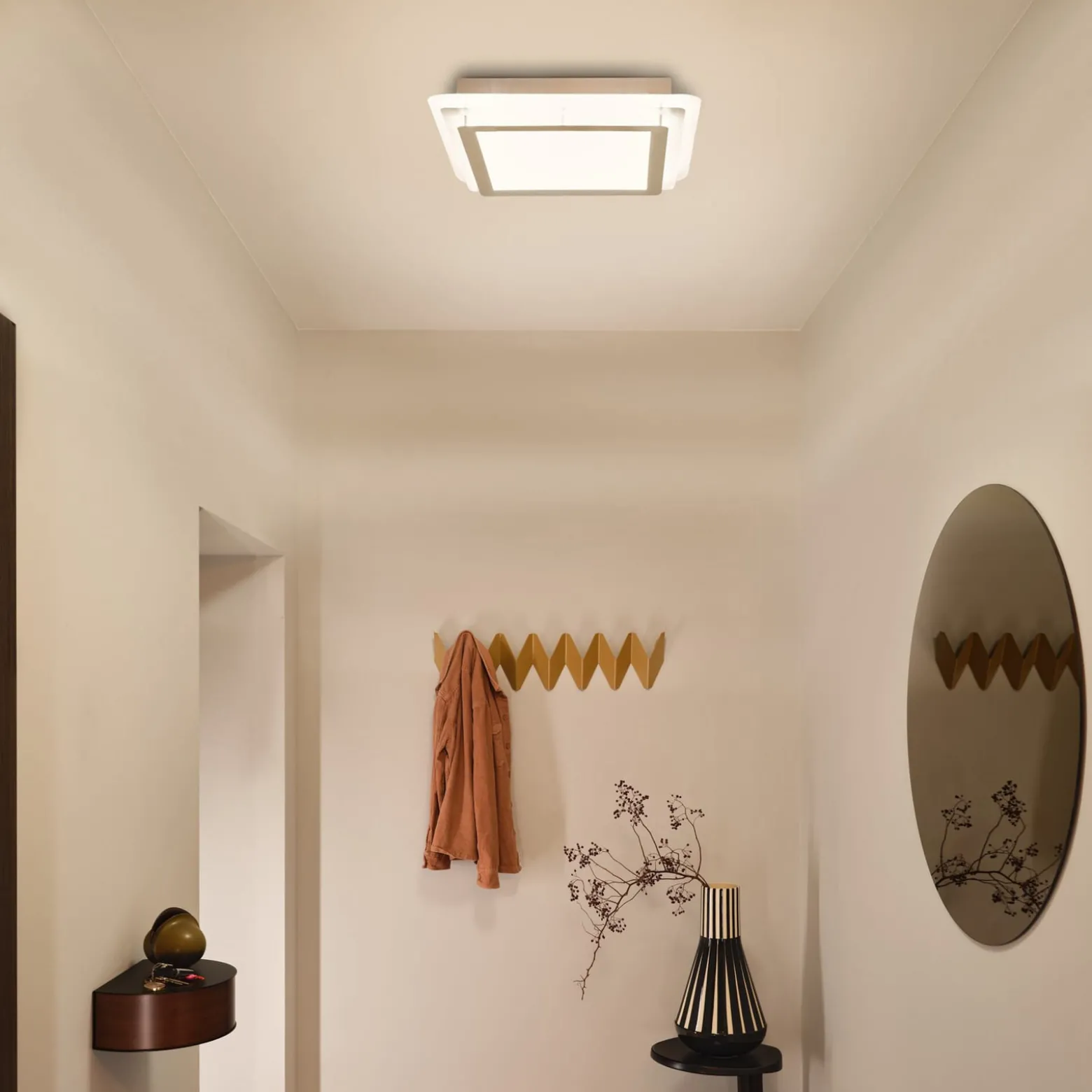 OSRAM LED-Deckenleuchte ORBIS SPIRAL LAYER, weiß, 45 x 45 cm