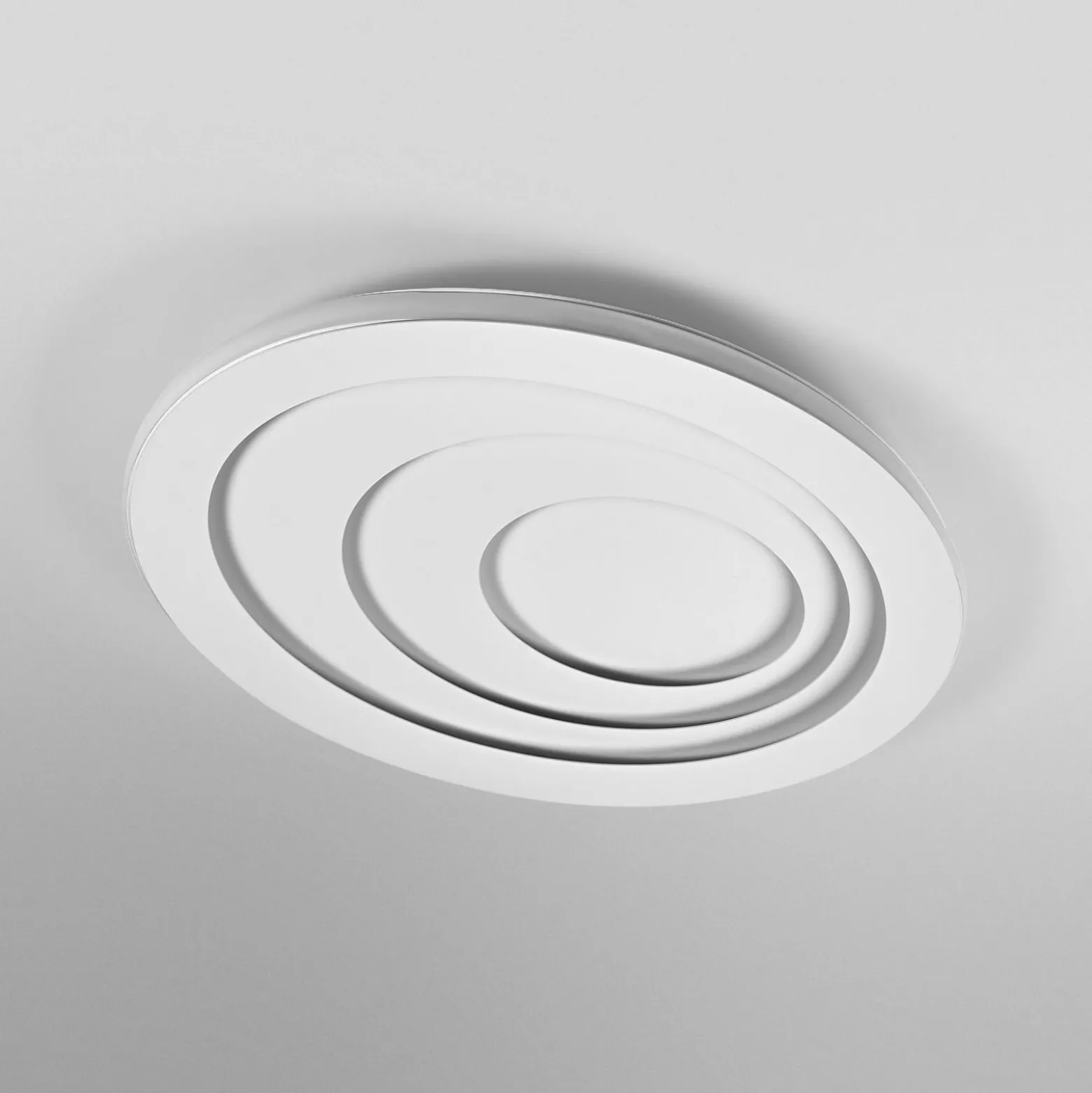 OSRAM LED-Deckenleuchte ORBIS SPIRAL OVAL, Ø 49 cm weiß 37 W