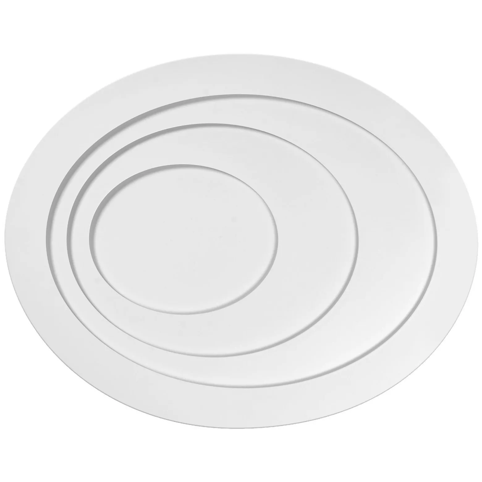 OSRAM LED-Deckenleuchte ORBIS SPIRAL OVAL, Ø 49 cm weiß 37 W