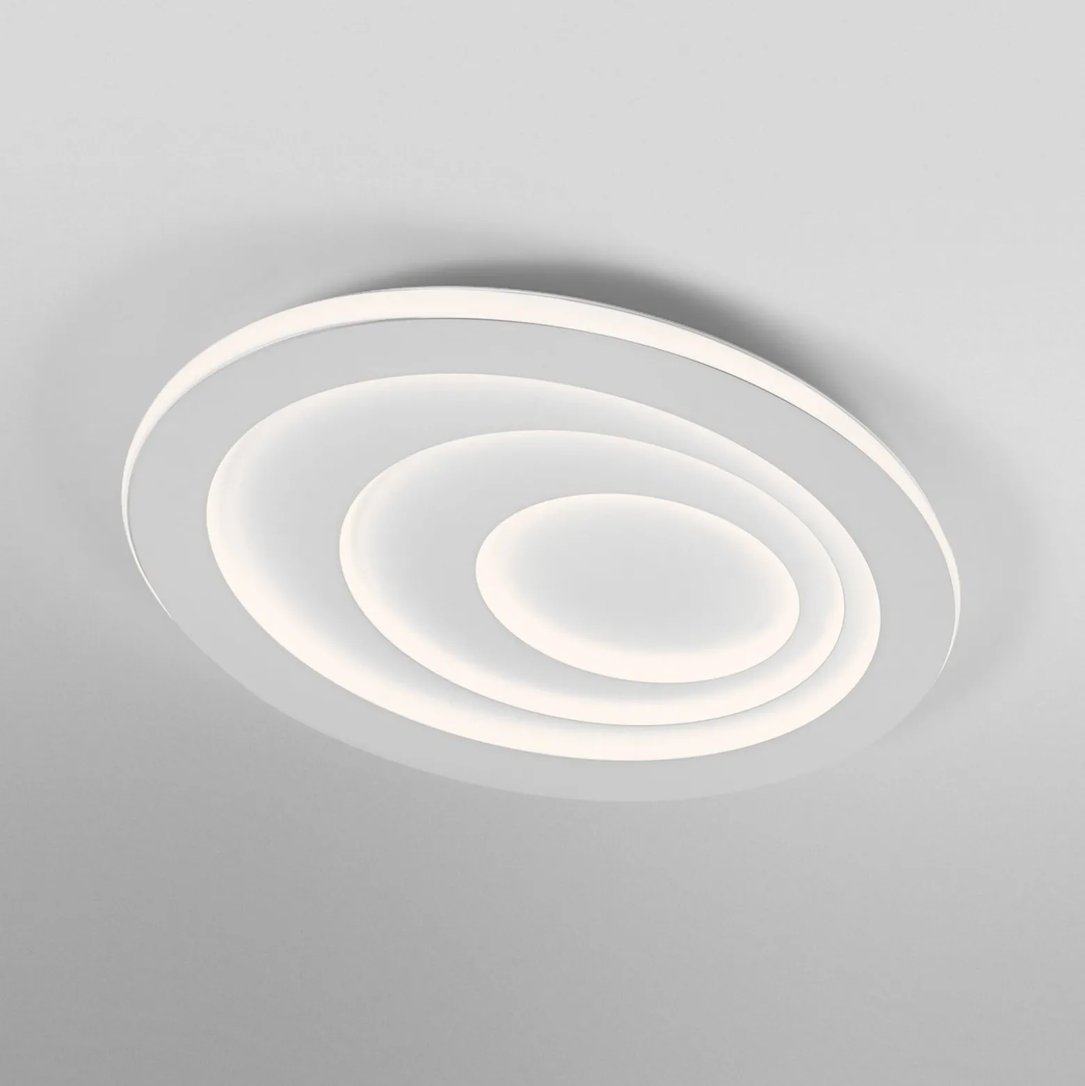 OSRAM LED-Deckenleuchte ORBIS SPIRAL OVAL, Ø 49 cm weiß 37 W