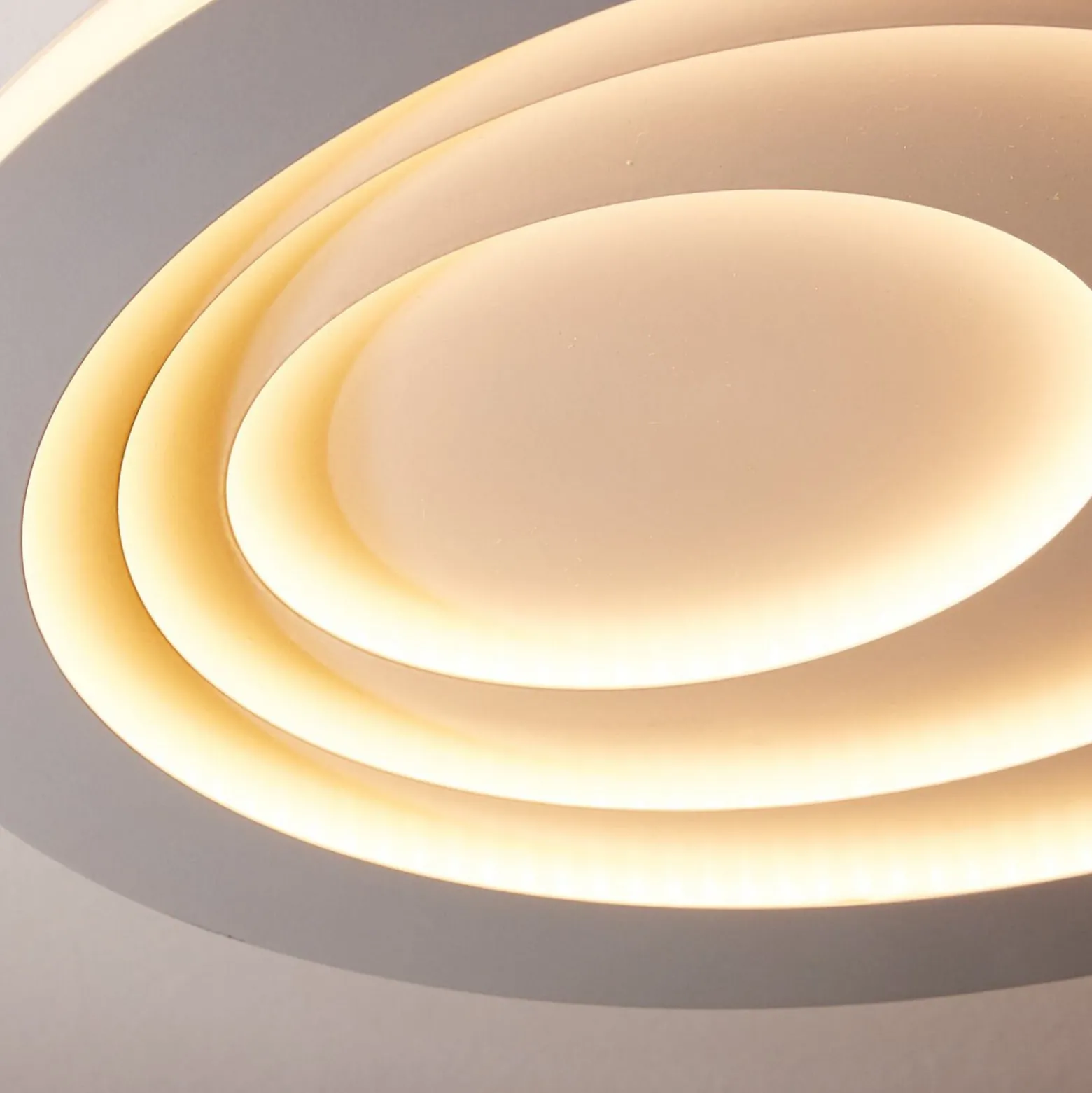 OSRAM LED-Deckenleuchte ORBIS SPIRAL OVAL, Ø 49 cm weiß 37 W