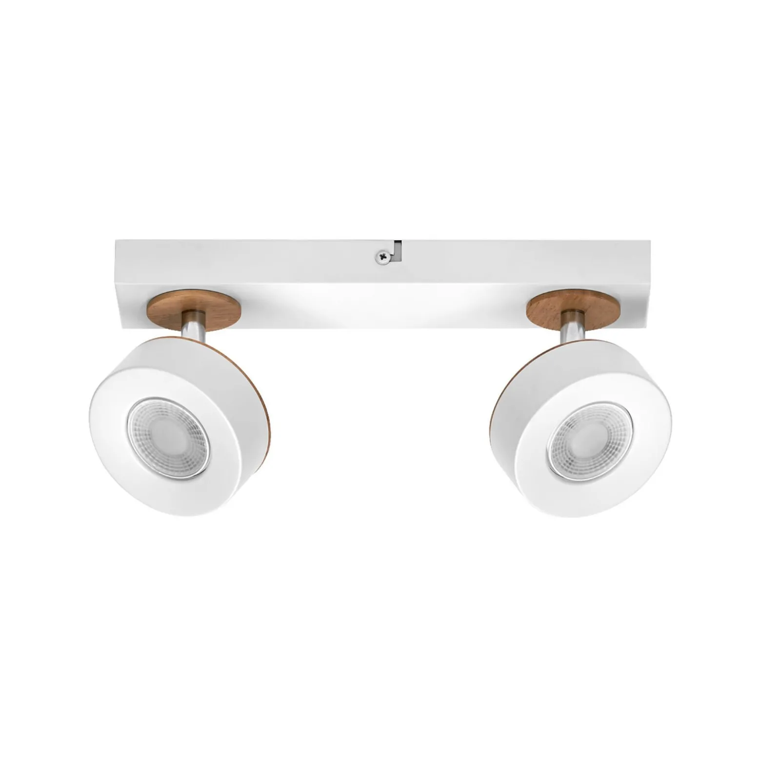 OSRAM LED-Deckenstrahler PLUTO, weiß, 2 Spots Metall 3.000 K