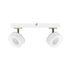 OSRAM LED-Deckenstrahler PLUTO, weiß, 2 Spots Metall 3.000 K