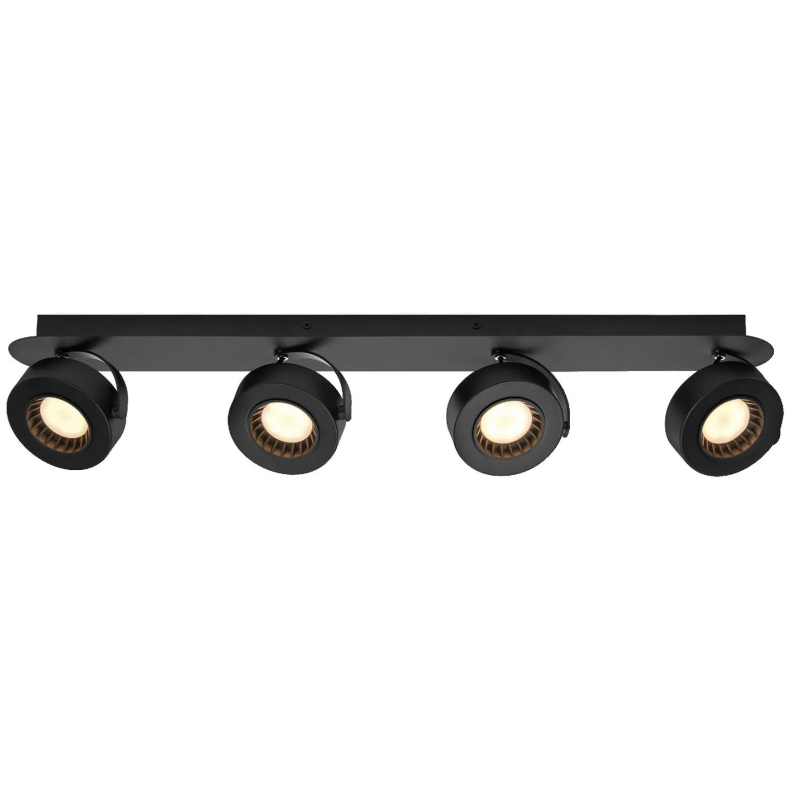 OSRAM LED-Deckenstrahler VENUS schwarz 4-flg. Metall 3.000 K