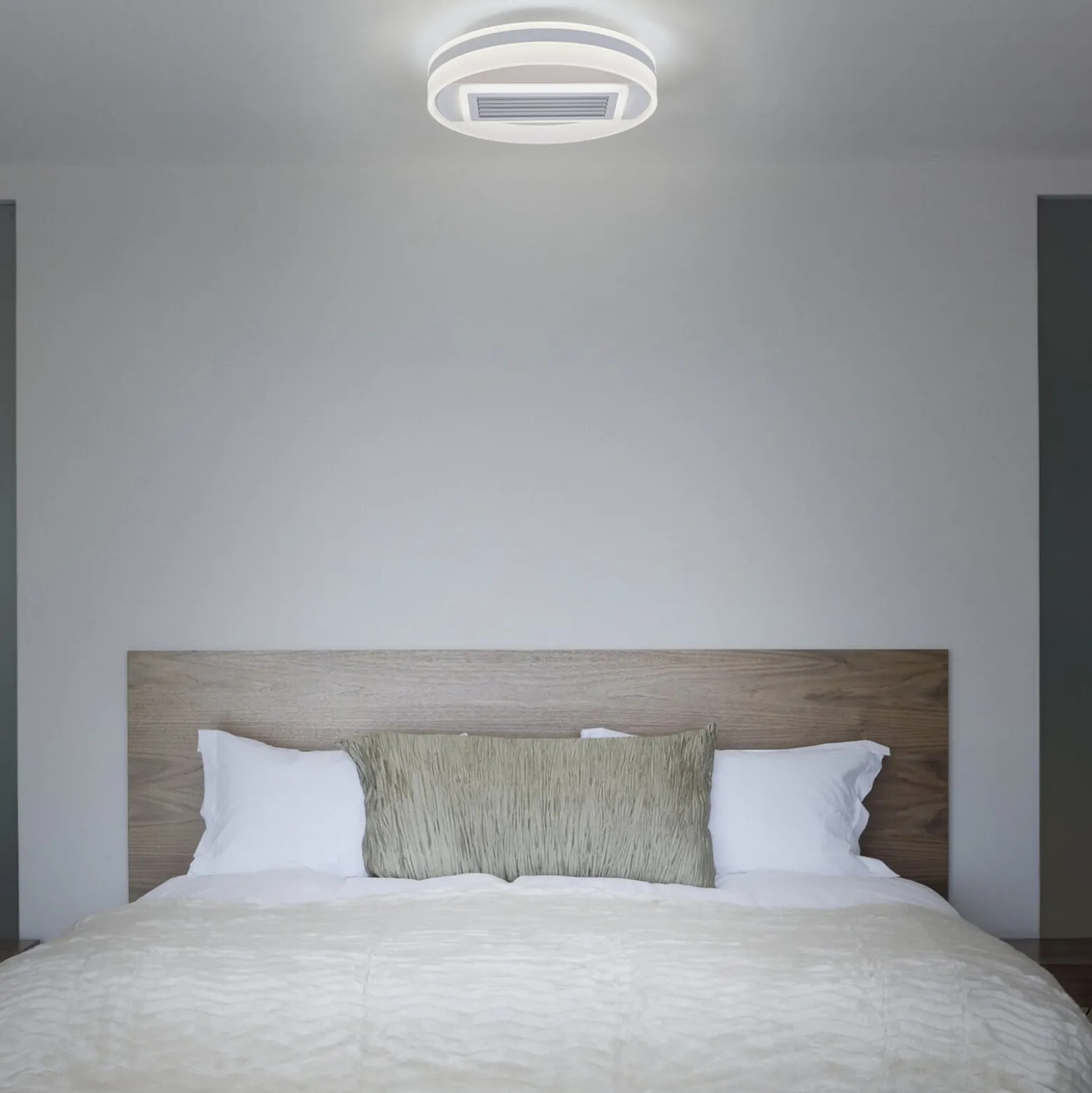 OSRAM LED-Deckenventilator GRILL, Ø 50 cm weiß Fernbedienung