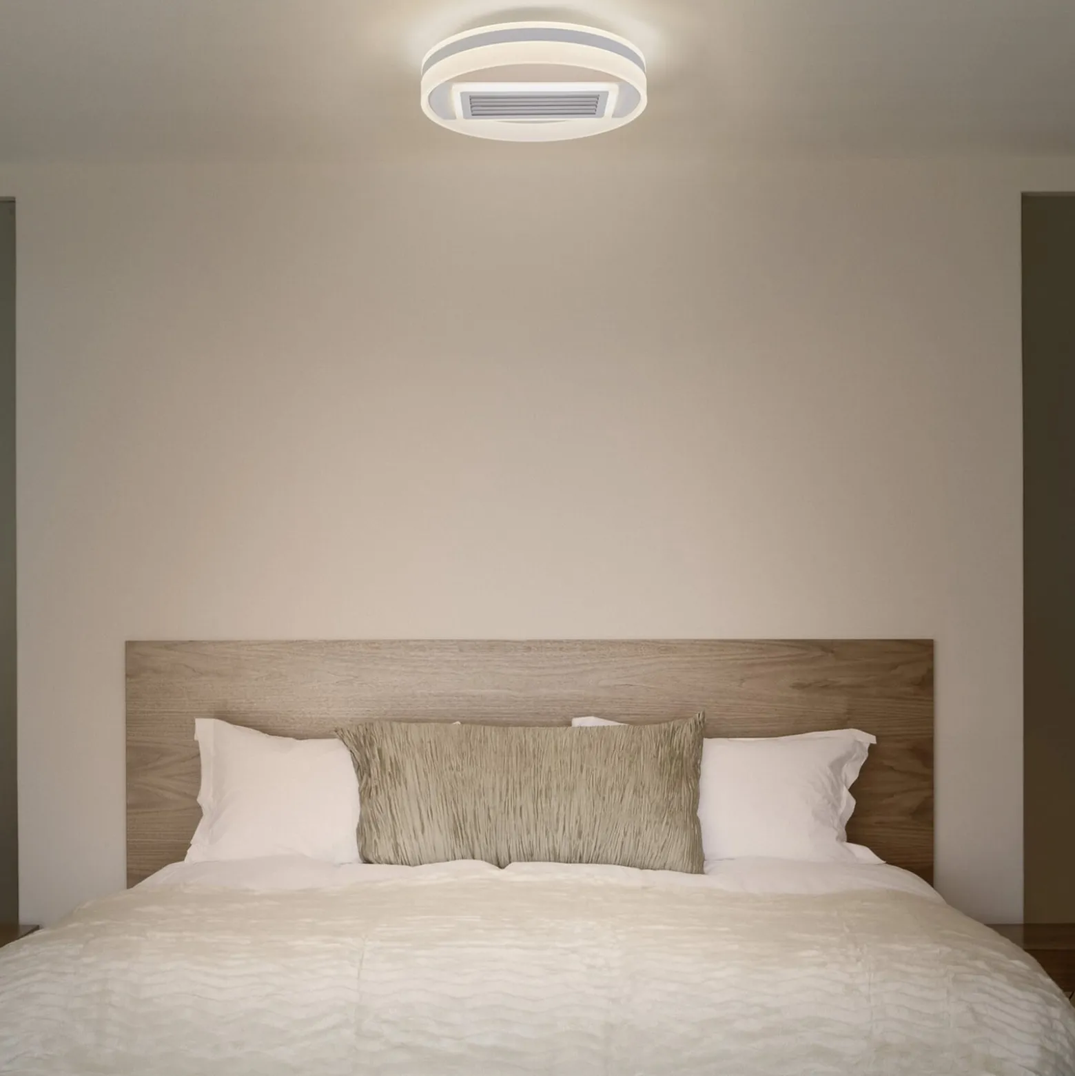 OSRAM LED-Deckenventilator GRILL, Ø 50 cm weiß Fernbedienung