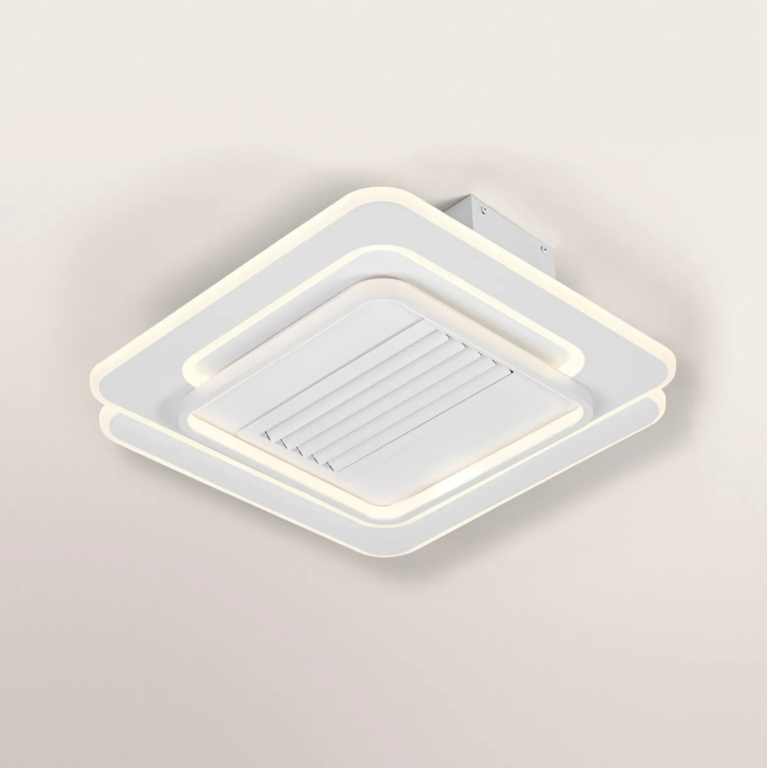 OSRAM LED-Deckenventilator GRILL 55x55 cm weiß Fernbedienung