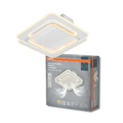 OSRAM LED-Deckenventilator GRILL 55x55 cm weiß Fernbedienung
