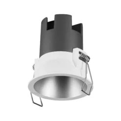 OSRAM LED-Einbauspot TWIST, weiß/silber, 840, Ø 7 cm, Metall