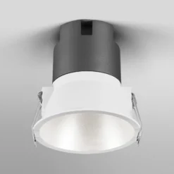 OSRAM LED-Einbauspot TWIST, weiß/silber, 830 Ø 9,3 cm Metall