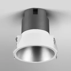 OSRAM LED-Einbauspot TWIST, weiß/silber, 840 Ø 9,3 cm Metall