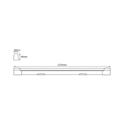 OSRAM LED-Lichtleiste VALUE BATTEN, 123 cm, Metall, 4.000 K
