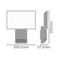 OSRAM LED-Sensor-Außenstrahler ENDURA PRO FLOOD, weiß, 27 W