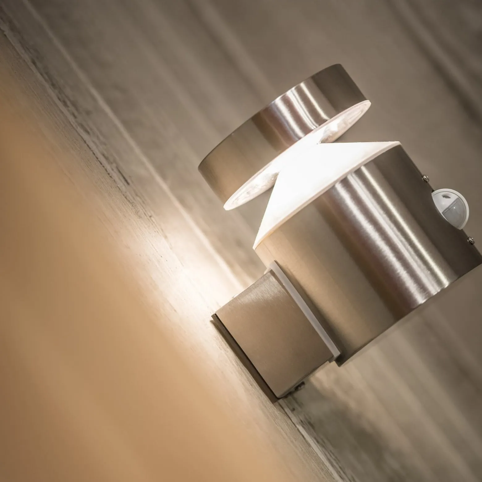 OSRAM LED-Sensor-Außenwandlampe ENDURA STYLE CYLINDER, stahl