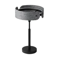 OSRAM LED-Tischlampe Decor Curve Felt, grau, Filz, 3.000 K