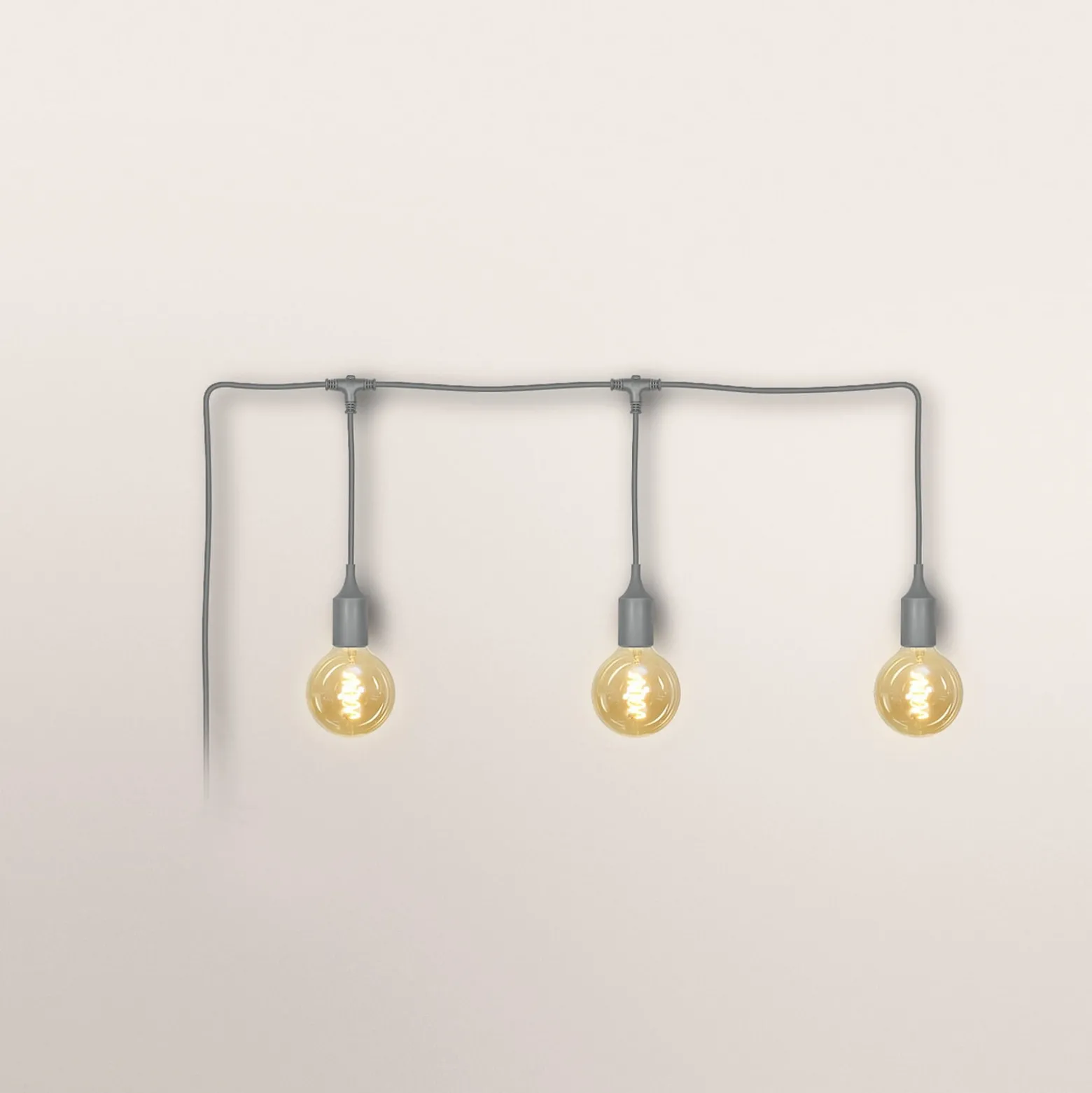 OSRAM Lichterkette ENDURA DECOR, grau, 7 m, 3-flammig, IP44
