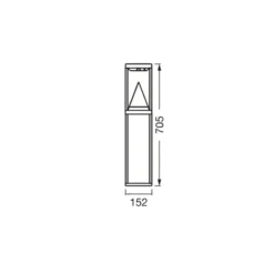 OSRAM SMART+ LED-Solar-Wegeleuchte ALPS, schwarz Sensor IP44