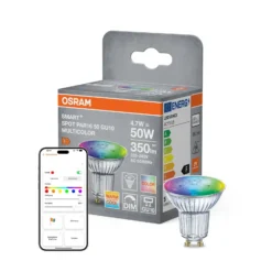 OSRAM SMART+ WiFi LED-Leuchtmittel GU10, 4,7 W, CCT, RGB dim