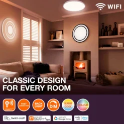 OSRAM SMART+ WiFi ORBIS ULTRA SLIM BACKLIGHT schwarz 40 RGBW