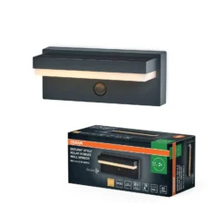 OSRAM Solarleuchte ENDURA STYLE ROBUST grau, Sensor IP54 USB