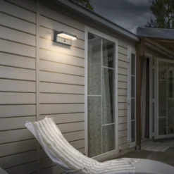 OSRAM Solarleuchte ENDURA STYLE ROBUST grau, Sensor IP54 USB