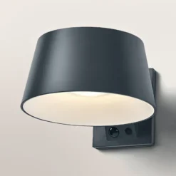 OSRAM Solar-Wandlampe ENDURA STYLE BRELLA, grau, Sensor IP54