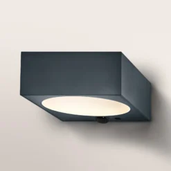 OSRAM Solar-Wandlampe ENDURA STYLE DOWN, grau, Sensor, IP65