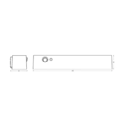 OSRAM Solar-Wandlampe ENDURA STYLE SHORE, grau, Sensor, IP54