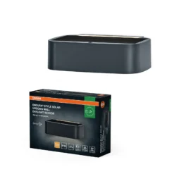 OSRAM Solar-Wandlampe ENDURA STYLE UPDOWN, grau, Sensor IP65