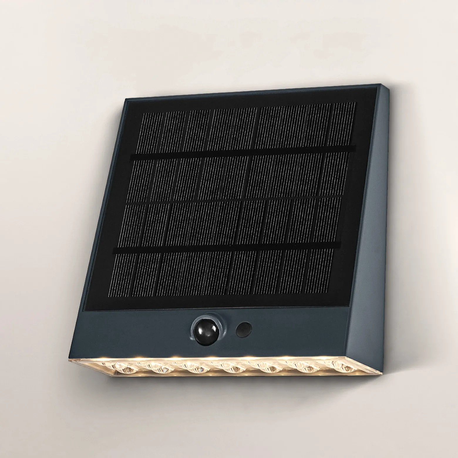 OSRAM Solar-Wandleuchte ENDURA STYLE FIN, grau, Sensor, IP54