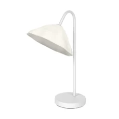 OSRAM Tischlampe Decor Lotus Leaf, 1-fl., weiß, Papier, E14