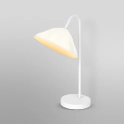 OSRAM Tischlampe Decor Lotus Leaf, 1-fl., weiß, Papier, E14