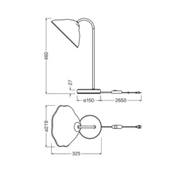 OSRAM Tischlampe Decor Lotus Leaf, 1-fl., weiß, Papier, E14