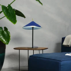 OSRAM Tischleuchte Decor Flip, blau, Filz, G9, verstellbar