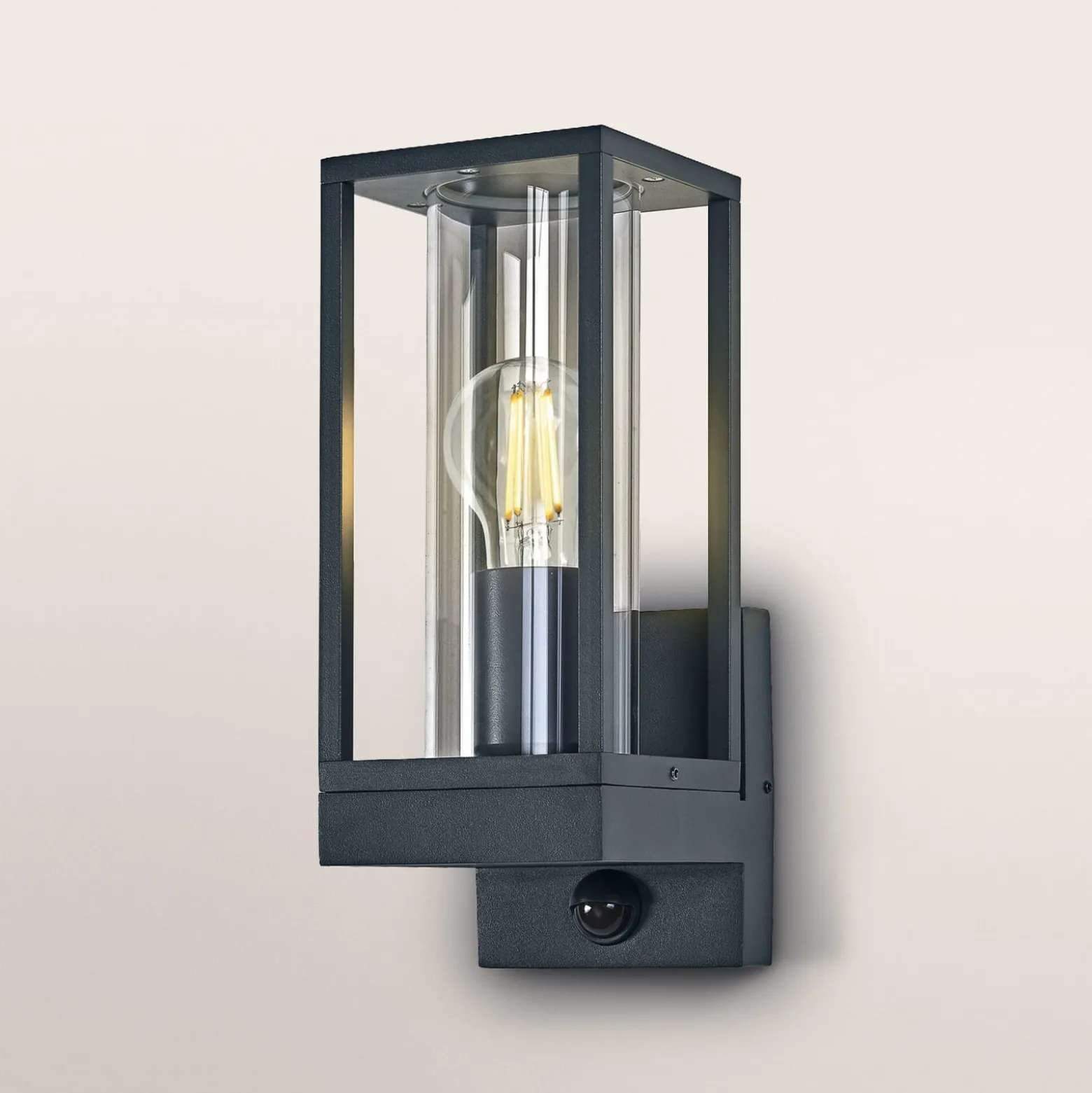 OSRAM Wandlampe ENDURA CLASSIC FRAME, Sensor dunkelgrau IP54